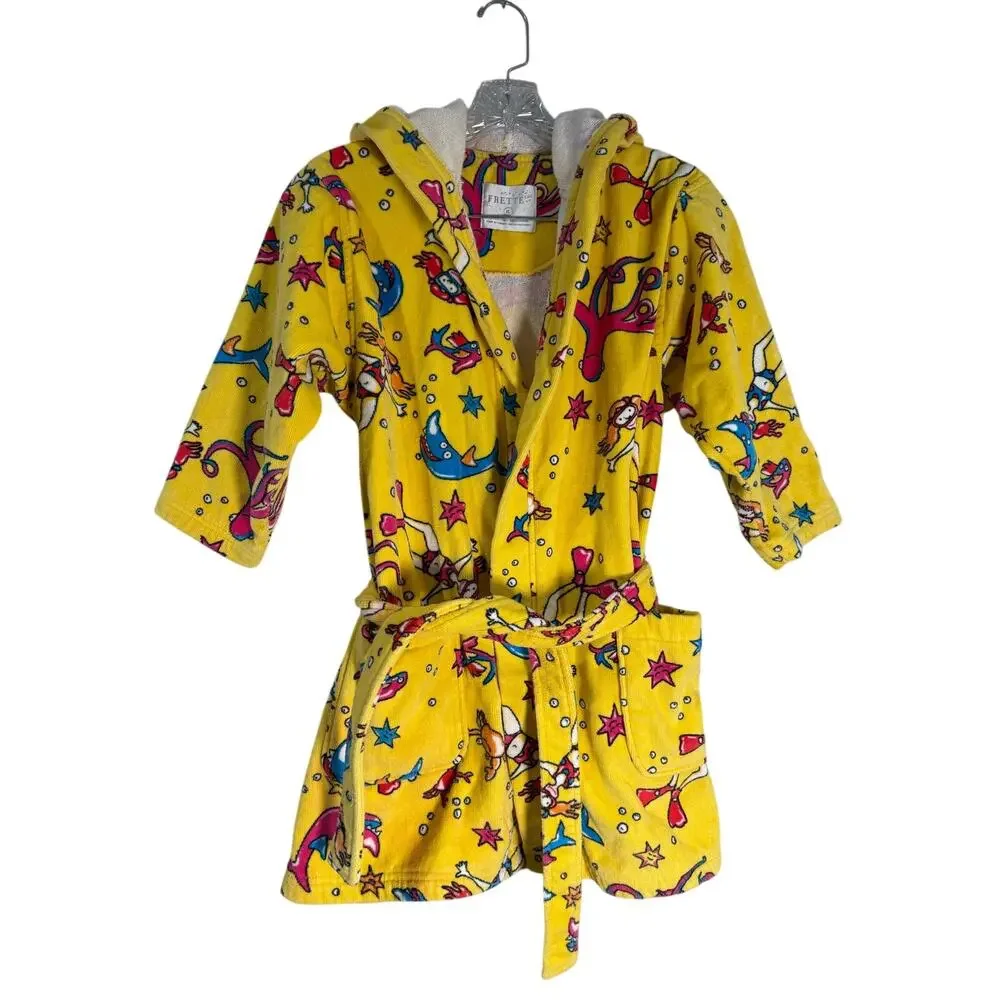 Frette Mermaid Girl's Bathrobe XL Sz 8/10